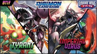 TyrantKabuterymon š© vs Imperialdramon Virus ššŖ  BT17  Digimon TCG [upl. by Vesta]