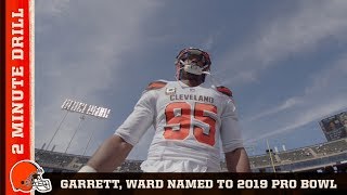 Myles Garrett amp Denzel Ward Selected for 2019 Pro Bowl  Browns 2 Minute Drill [upl. by Ginevra51]