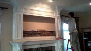 custom built Fire place mantel by Creative Custom Construction [upl. by Mosier]