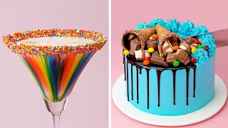 How to Create Stunning Colorful Cakes  Rainbow Cake Decorating Ideas to Impress Your Guests [upl. by Lauder]