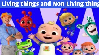 living and Non Living things  concept about living and non living things  preschool learning [upl. by Karon]