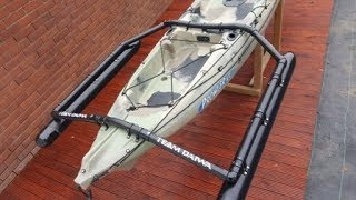 Kayak outriggers very strong cheap and they work [upl. by Derman]