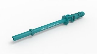 Detailing of Vertical Single Screw Pump SOLTEC ® [upl. by Onibla]