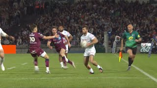 An outrageously executed dummy pass in rugby [upl. by Elohc]