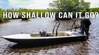 Testing The Limits Of The Micro Skiff to Catch Fish in the Saltwater Back Country [upl. by Shaine]