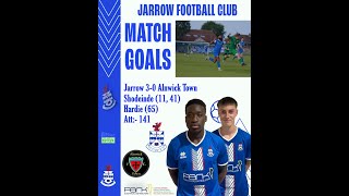 Jarrow 30 Alnwick Town MATCH GOALS 27th July 2024 [upl. by Acirej]