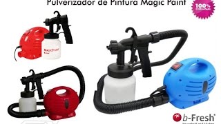 Magic Paint Compresor de aire Pintura pulverizador Pistola para pintar  aPreciosdeRemate [upl. by Anoiuq]