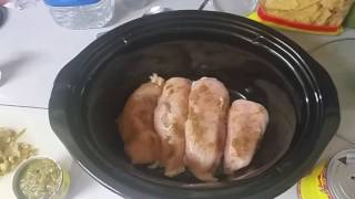 Crock pot chicken enchilada [upl. by Enawtna108]