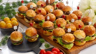 Recette Mini Burger 🍔 Ultra Moelleux pour Apéro et Goûter dAnniversaire [upl. by Ebsen]