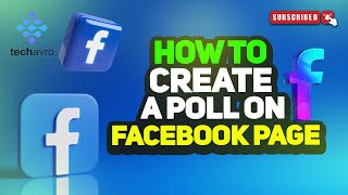 How To Create A Poll On Facebook page 2024 [upl. by Naimaj]