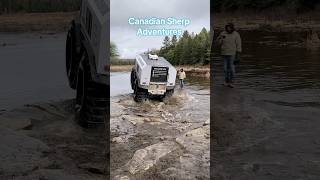 Sherping is back at Minden Offroad Park sherp exploreontario offroad adventuretours amphibious [upl. by Atnoved]