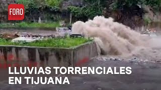 Quinta tormenta invernal alerta en Tijuana por lluvias  Expreso de la Mañana [upl. by Nymsaj938]