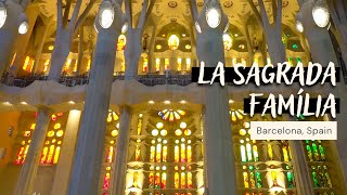 Inside La Sagrada Família with Audio Tour  Barcelona Spain [upl. by Fraze286]