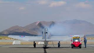 Hawker Sea Fury Dreadnought startupReno Air Races [upl. by Towroy]