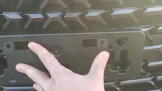 How To Install Front License Plate Bracket Lexus [upl. by Hairakcaz934]