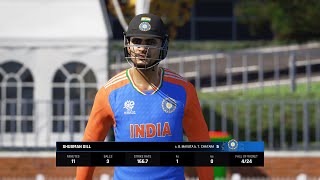 India Vs Zimbabwe 1st T20 Match Of 2024 Highlights  Cricket 24 Gameplay [upl. by Tanberg54]