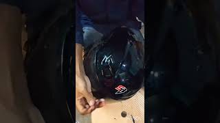 trending  helmet glass full black stickering ♥️₹amphelmet stickering ♥️ nanban sticker Trichy [upl. by Ailad]