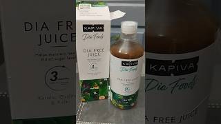 Kapiva Dia Free Juice Helps maintain healthy blood sugar levels ytshort viral kapiva [upl. by Larentia]