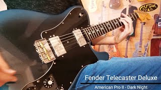 Fender Telecaster Deluxe American Professional 2  Dark Night [upl. by Enej]