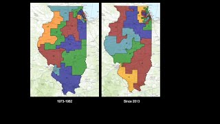 How did Illinois congressional districts change from 1973 to 2013 [upl. by Fellows]