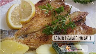 Robalo escalado no grill [upl. by Bandur]