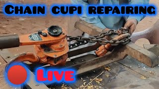 Chain power mechanical machine repairing 🔴 Live [upl. by Odelet]