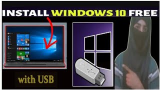 How to Install Windows 10 from USB windows 10 kaise install kare  window [upl. by Jessabell]