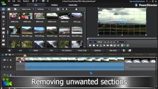 Video Editing Tutorial  Cyberlink PowerDirector 12 [upl. by Grati]