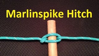 Marlinspike Hitch  Great for pulling on a line or hanging a hammock [upl. by Nalorac]