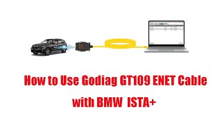 How to Use Godiag GT109 ENET Cable with BMW ISTA OBDII365 [upl. by Ahsinod]