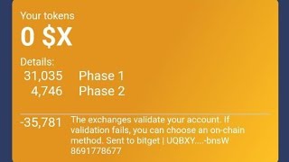 X Empire You Will Receive Some Token Through The Exchange  The Exchange Validate Your Account [upl. by Eecyaj]