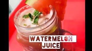 Instant coolant Watermelon juice recipe in english [upl. by Pate]