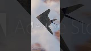 Stealth in the Clouds F117 Nighthawk shorts [upl. by Kleeman]