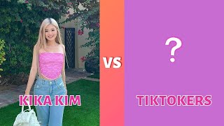 New Kika kim vs Tiktokers 🔥 Tik Tok Trends 2022 [upl. by Krystyna597]