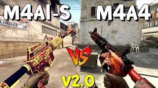 M4A4 vs M4A1S KTÓRA WERSJA M4 JEST LEPSZA v 20  CSGO  Poradnik [upl. by Eltsyrc]