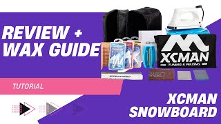 XCMAN Snowboard Waxing Kit Unboxing  Waxing guide [upl. by Yannodrahc71]