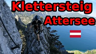 Klettersteig Attersee  Převis DE I Rakouské Ferraty [upl. by Pugh]