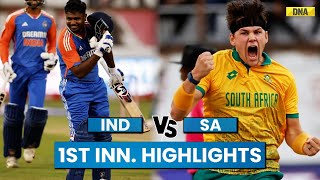 India Vs South Africa Highlights Sanju Samson Scores Hundred  SA Need 203 Runs To Win I IND Vs SA [upl. by Wearing475]