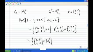 kernel of group homomorphism Example 1 [upl. by Margarida]