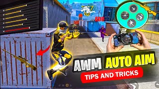 AWM TIPS AND TRICKS FREE FIRE 🔥 FREE FIRE AWM PRO SETTING🎯TOTAL GAMING  B2K FREE FIRE SETTING [upl. by Natal]