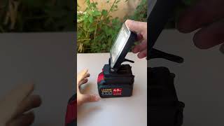 Emergency lithium battery work light viralvideo woodworking decoration tools shorts [upl. by Hsoj]