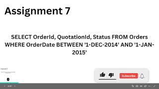 Assignments  DDL Statements Insert Statement and Select clause Database Management System Part 1 [upl. by Eiramac811]