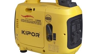 Testing the Kipor IG2000 GeneratorInverter  Smart throttle system [upl. by Annaoj]