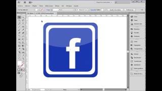 Diseño del Logo de Facebook en Adobe Illustrator [upl. by Correna]