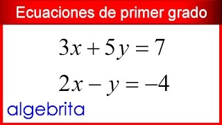 Ecuaciones simultáneas de primer grado con dos incógnitas método de igualación 114 [upl. by Guildroy]