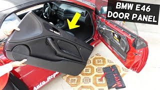 HOW TO REMOVE FRONT DOOR PANEL ON BMW E46 316ci 318ci 320ci 323ci 325ci 328ci 330ci 320cd 330cd [upl. by Reiner921]