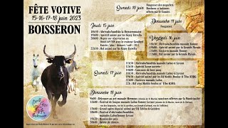 17 Juin 2023  Fête de Boisseron  18h30  Abrivadobandido Manades Lafon amp Levant [upl. by Yroffej272]