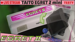 LIVE  TAITO EGRET 2 mini  Ogrywamy dostępne tytuły [upl. by Allekram]