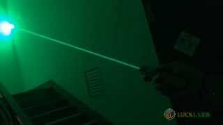 520nm 1000mw laser dazzler  LuckLaser [upl. by Nylrehc]