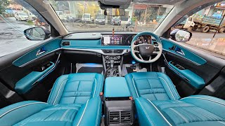 BEST MODIFIED XUV700 AX7 WITH PERSIAN GREEN INTERIOR amp AUDISON 3 WAY AUDIO [upl. by Idona614]